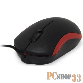 Мышь Мышь CBR CM 112 Red, оптика, 1200dpi, офисн., провод 1.1 метра, USB, CM 112 Red