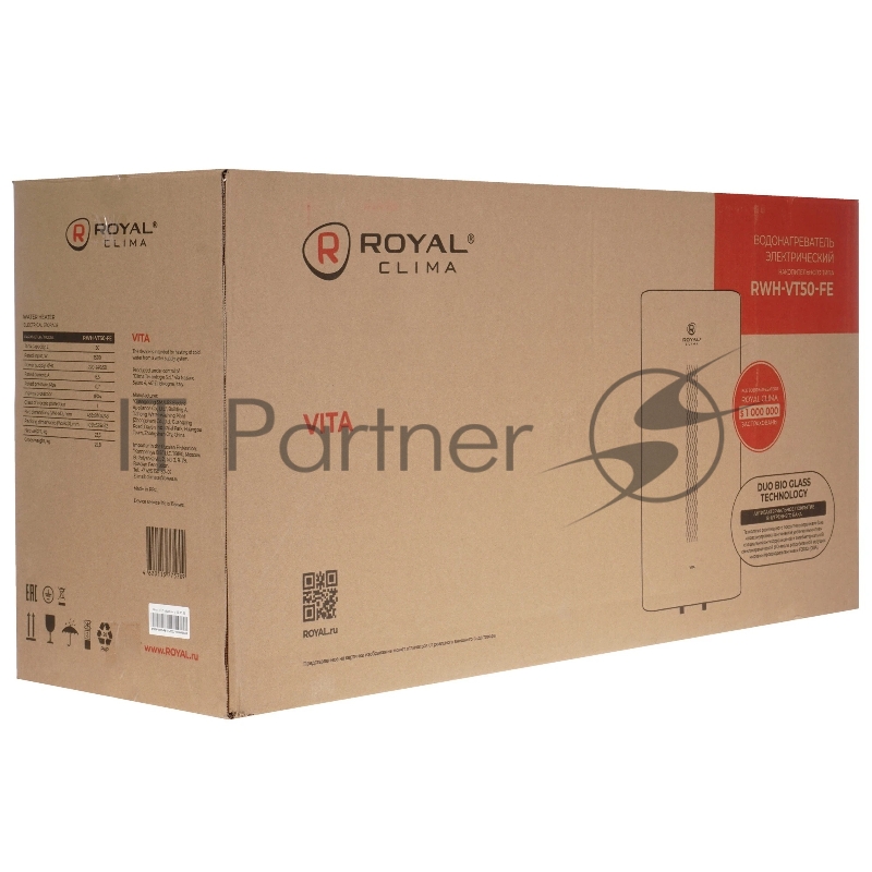 Водонагреватель ROYAL Clima RWH-VT50-FE электрический накопительного типа