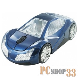 Мышь CBR Мышь сувенирная беспроводная CBR MF 500 Elegance Blue, игр.автомобиль, 2,4 ГГц