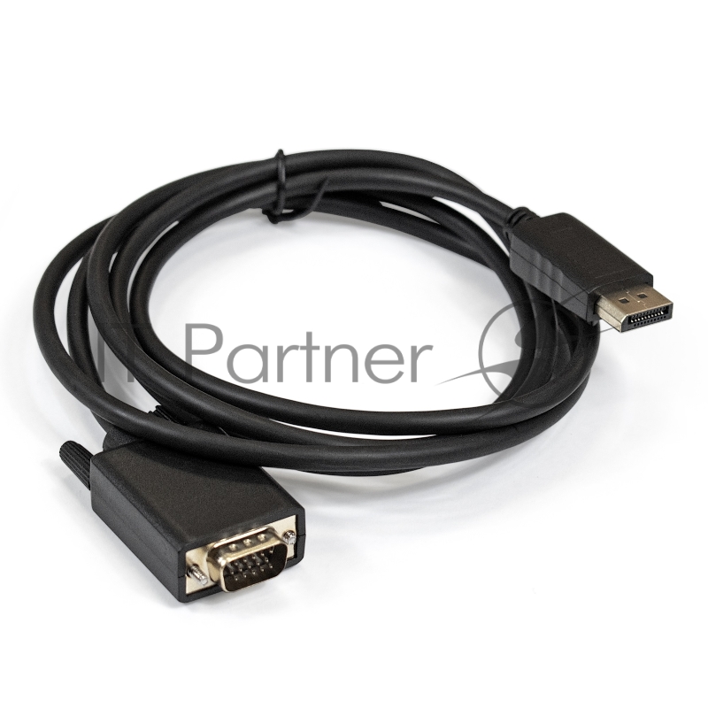 Кабель Exegate EX284914RUS DisplayPort-VGA ExeGate EX-CC-DPM-VGAF-1.8 (20M/15M, 1,8м, экран)
