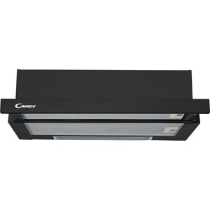 Вытяжка CANDY CBT 6130/2N07 Телескопическая вытяжка 60 см. Мощность 450 м³/ч. Мотор 100 Вт. Освещение: 2 лампы накаливания 40 Вт. Механическое управление (клавиши). 2 металических жировых фильтра. Режимы работы: рециркуляция и отвод воздуха. Диаметр