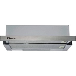 Вытяжка CANDY CBT 6020/2X07 Телескопическая вытяжка 60 см. Мощность 450 м³/ч. Мотор 65 Вт. Освещение: 2 лампы накаливания 40 Вт. Механическое управление (клавиши). 2 металических жировых фильтра. Режимы работы: рециркуляция и отвод воздуха. Диаметр э