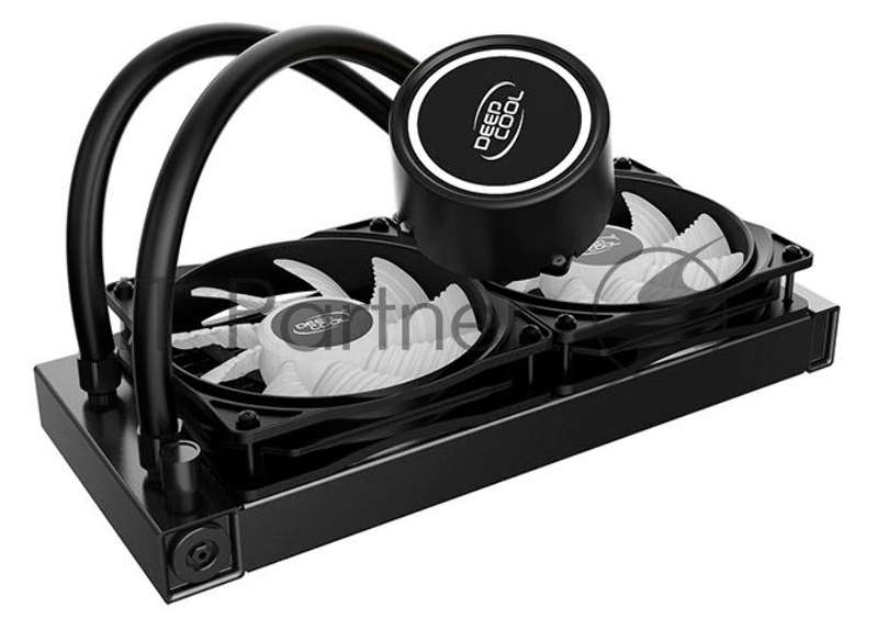 Система водяного охлаждения Deepcool GAMMAXX L240T Soc-AM4/1151/1200/2066/1700 4-pin 18-30dB Al+Cu 200W 1238gr LED Ret