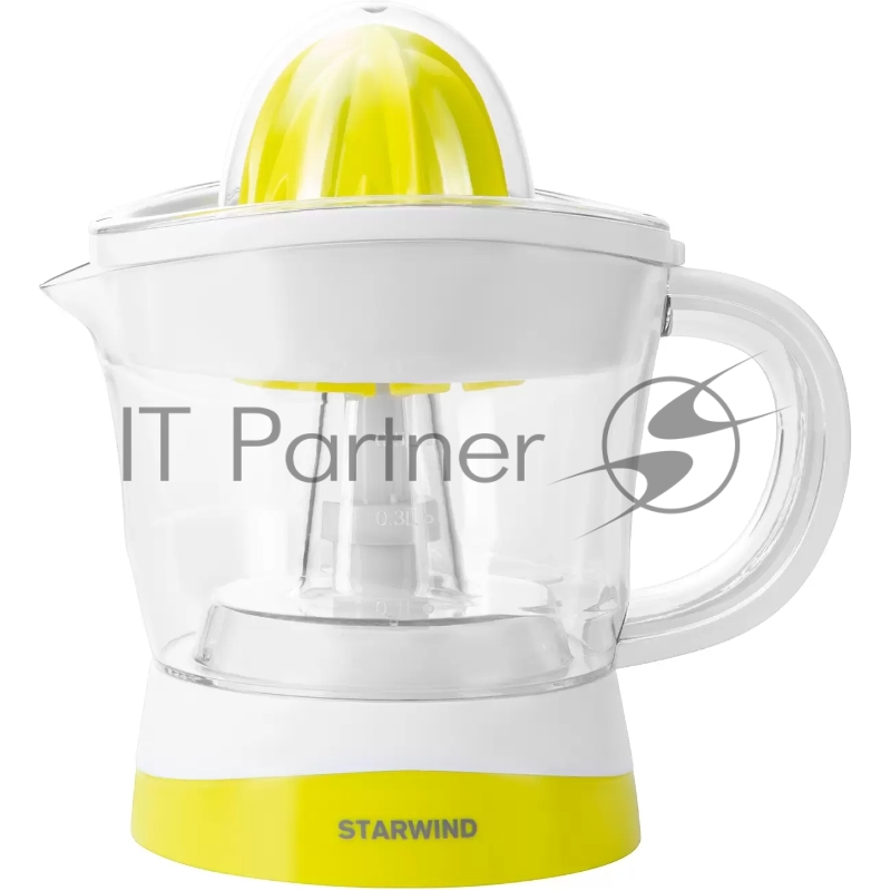Соковыжималка цитрусовая Starwind SJ 1121 30Вт рез.сок.:700мл. красный/прозрачный