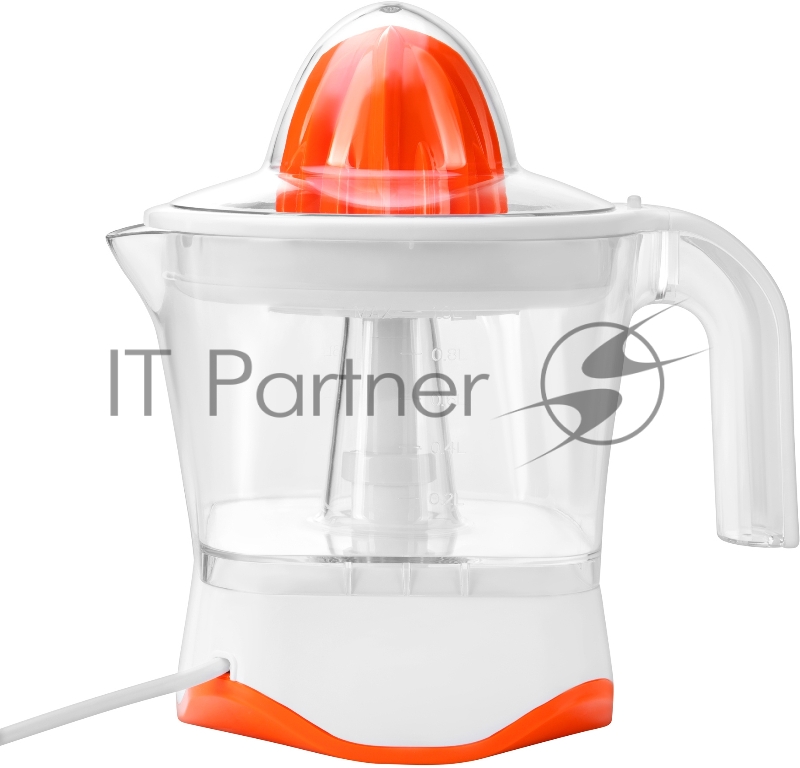 Соковыжималка цитрусовая Starwind SJ 1231 30Вт рез.сок.:1мл. оранжевый/прозрачный