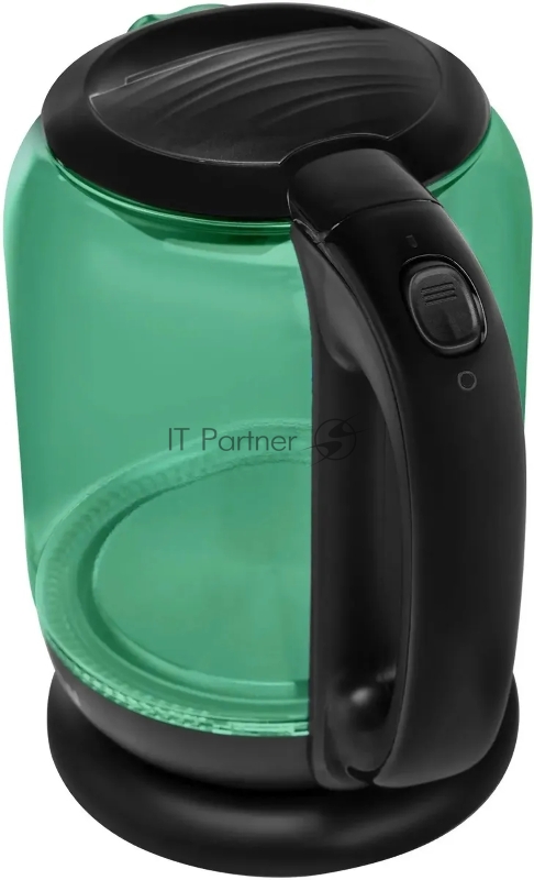 Чайник электрический Hyundai HYK-G2807 1.8л. 2200Вт бирюзовый/черный (корпус: стекло)