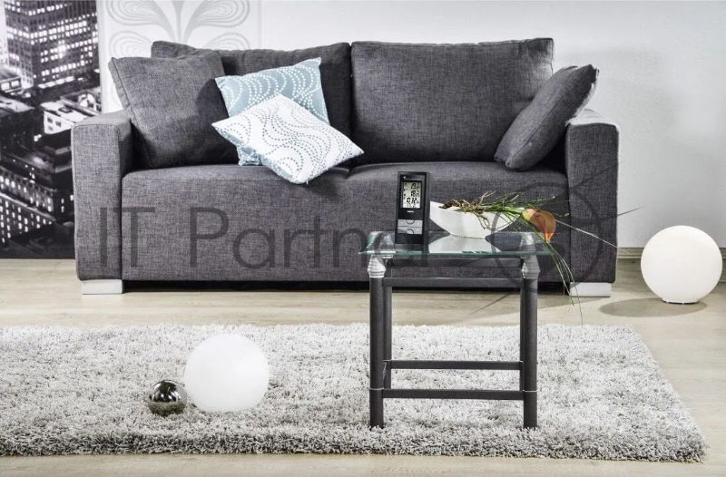 Погодная станция Hama EWS-165 черный/серебристый