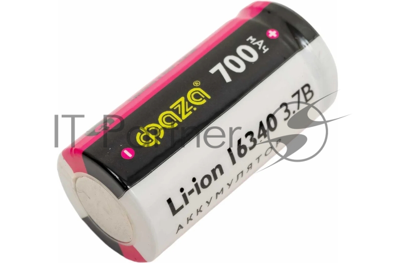 Аккумулятор 16340 3.7В Li-Ion 700мА.ч без платы защиты BL-1 ФАZА 5039087
