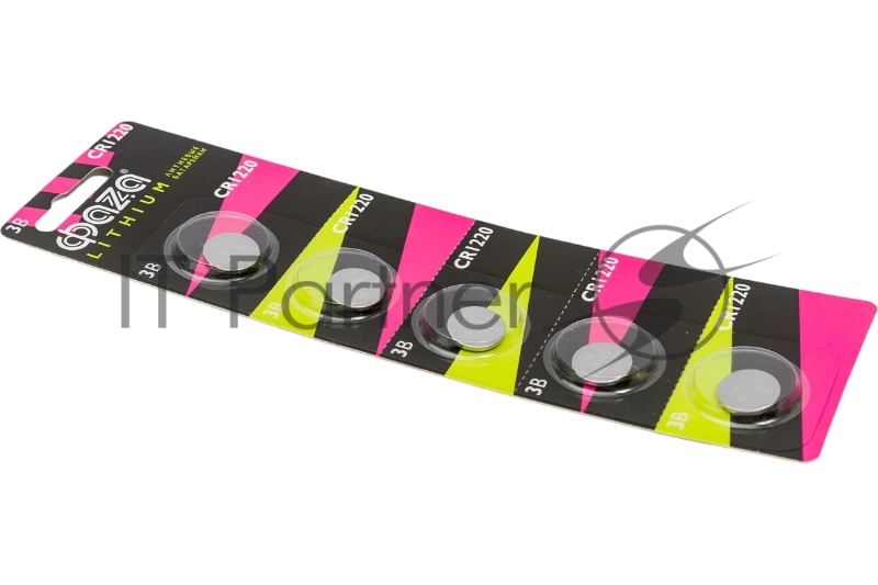 Элемент питания литиевый CR1220 3В BL-5 (блист.5шт) ФАZА 5027886