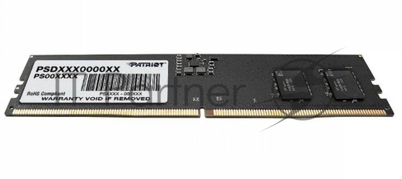 Модуль памяти Patriot Signature Series DDR5 16GB (1 x 16GB) 4800MHz UDIMM Single