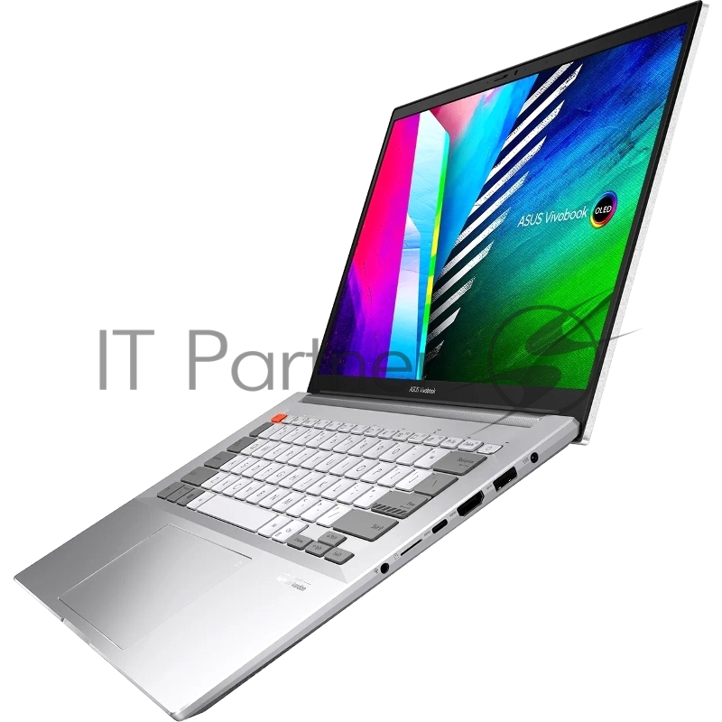 Ноутбук ASUS N7400PC Intel i7 11370H/16Gb/1Tb SSD/14.0 2.8K OLED Glossy/NVIDIA GeForce RTX 3050 4Gb GDDR6/Wi-Fi/No OS Cool Silver