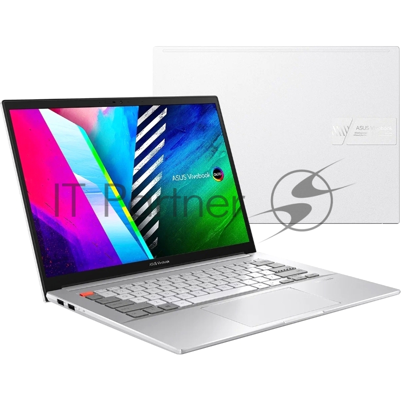 Ноутбук ASUS N7400PC Intel i7 11370H/16Gb/1Tb SSD/14.0 2.8K OLED Glossy/NVIDIA GeForce RTX 3050 4Gb GDDR6/Wi-Fi/No OS Cool Silver