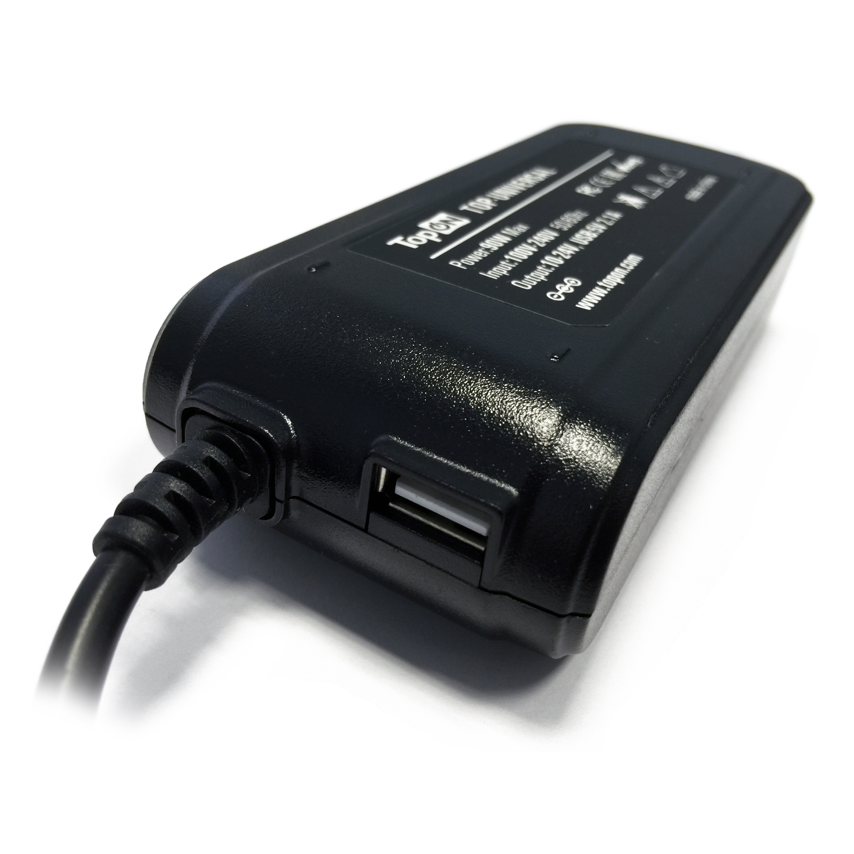 Универсальный блок питания для ноутбуков, нетбуков и цифровой техники на 90W с USB-портом 2.1A