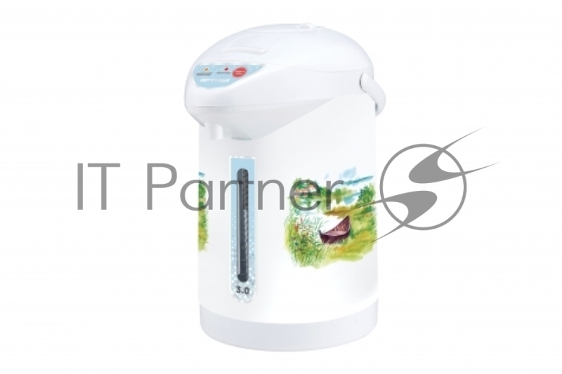 Термопот OPTIMA AP-303R (3.0л, 3 сп. нал. воды,бак из нерж.стали, белый пластик, 800Вт)