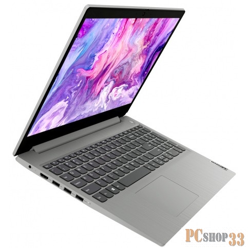 Ноутбук 15.6 IPS FHD Lenovo IdeaPad 3 grey (Cel N4020/4Gb/256Gb SSD/noDVD/VGA int/no OS) (81WQ00JFRK)