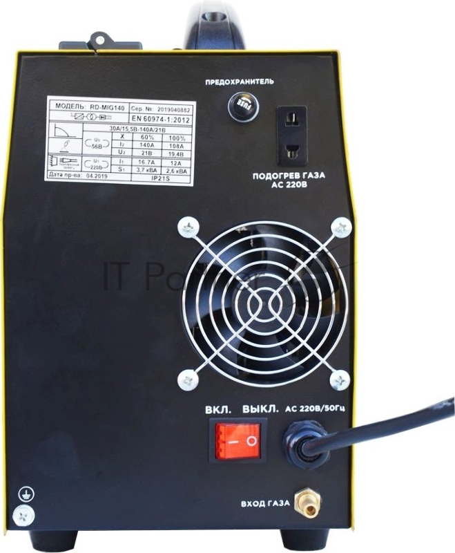 Сварочный аппарат RedVerg RD-MIG140 инвертор MIG-MAG 3.7кВт