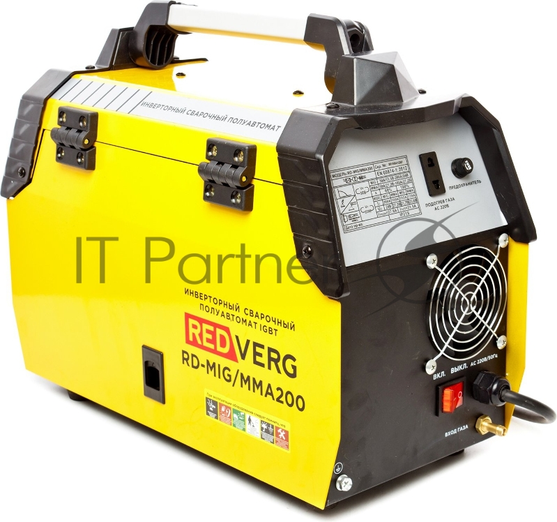 Сварочный аппарат RedVerg RD-MIG/MMA200 инвертор MIG-MAG/ММА DC 6.1кВт