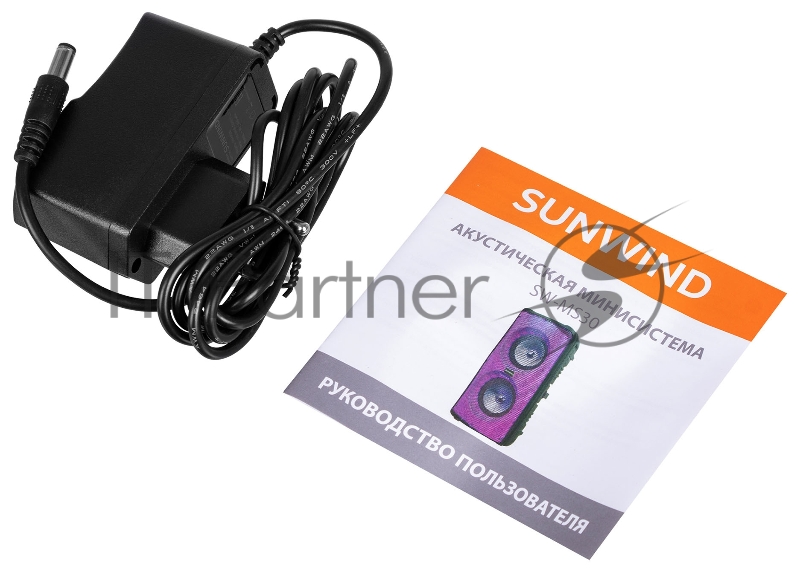 Минисистема SunWind SW-MS30 черный 60Вт FM USB BT SD/MMC
