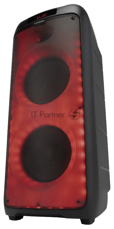 Минисистема SunWind SW-MS60 черный 500Вт FM USB BT SD/MMC