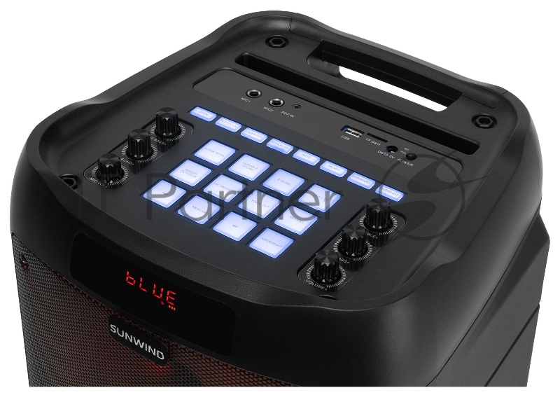 Минисистема SunWind SW-MS60 черный 500Вт FM USB BT SD/MMC