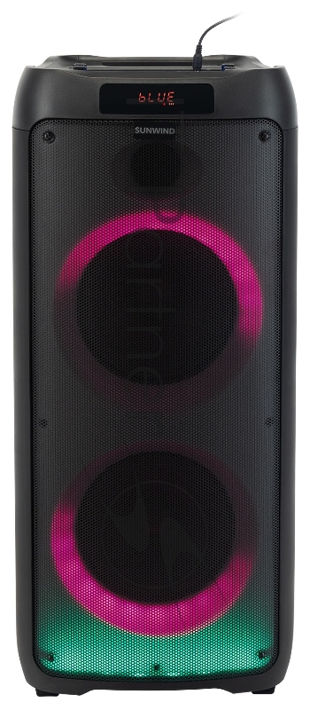 Минисистема SunWind SW-MS60 черный 500Вт FM USB BT SD/MMC