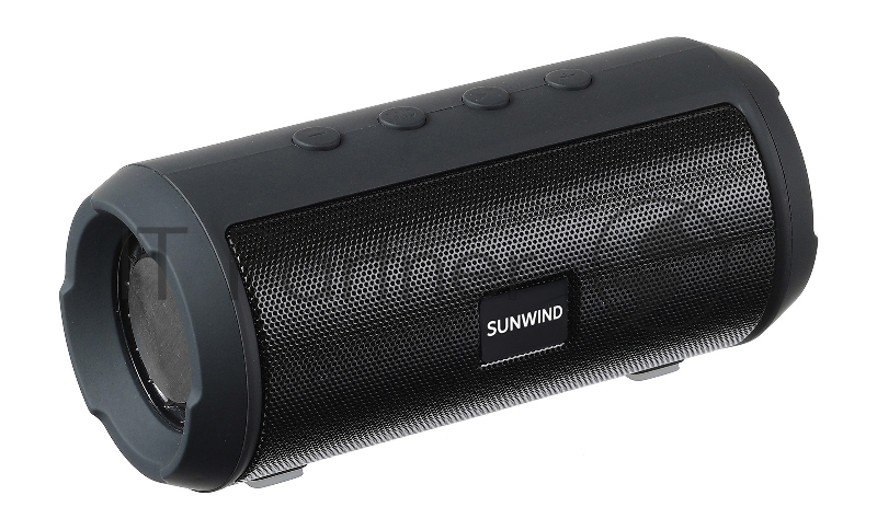 Колонка порт. SunWind SW-PS101 черный 10W 1.0 BT/USB 1200mAh