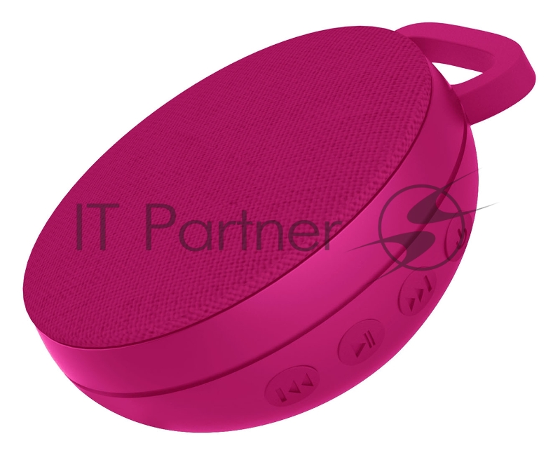 Колонка порт. SunWind SW-PS103 R розовый 3W 1.0 BT/3.5Jack 10м 400mAh