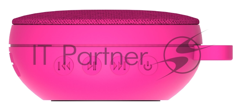 Колонка порт. SunWind SW-PS103 R розовый 3W 1.0 BT/3.5Jack 10м 400mAh