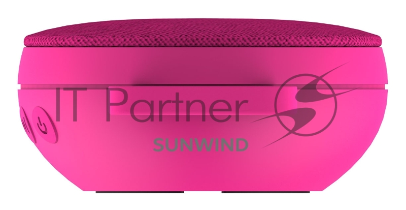 Колонка порт. SunWind SW-PS103 R розовый 3W 1.0 BT/3.5Jack 10м 400mAh