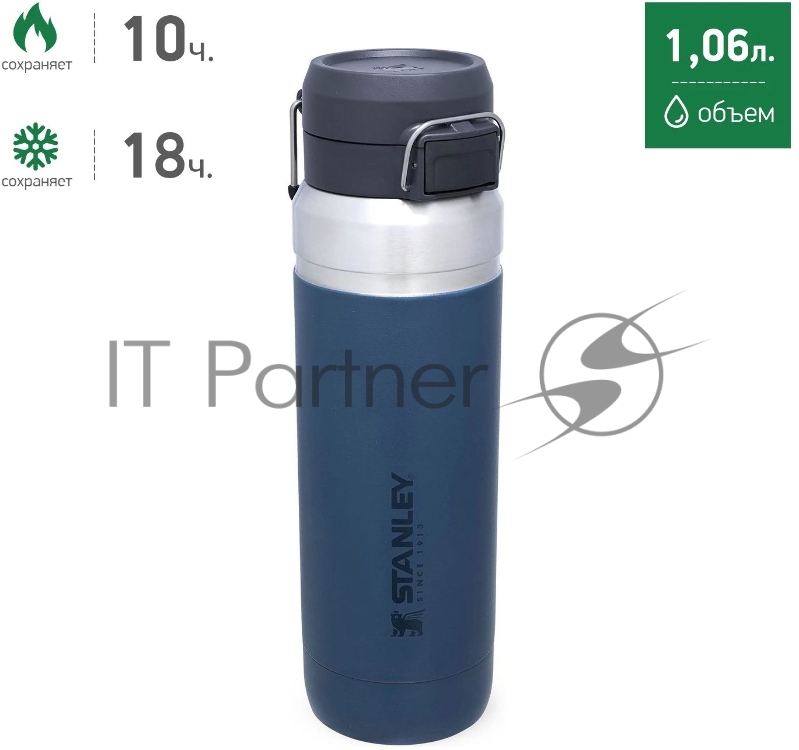 Термобутылка Stanley GO Quick Flip (1,06 литра), синяя