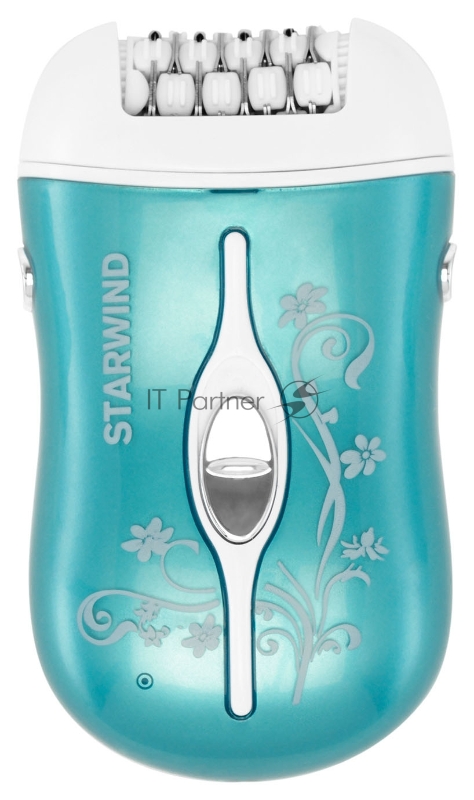 Эпилятор Starwind SEP 6031 скор.:2 насад.:2 от аккум. голубой