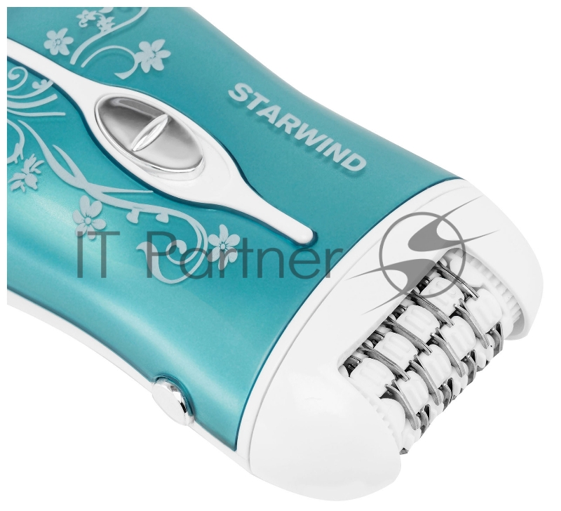 Эпилятор Starwind SEP 6031 скор.:2 насад.:2 от аккум. голубой