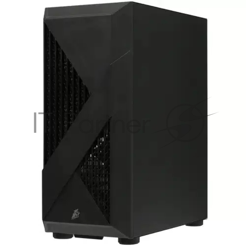 Корпус 1STPLAYER FIREROSE F3-A Black / ATX, TG / 4x120mm LED fans inc. / F3-A-BK-4F1