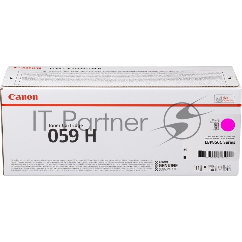 Картридж CANON 059H M пурпурный, увеличенной емкости