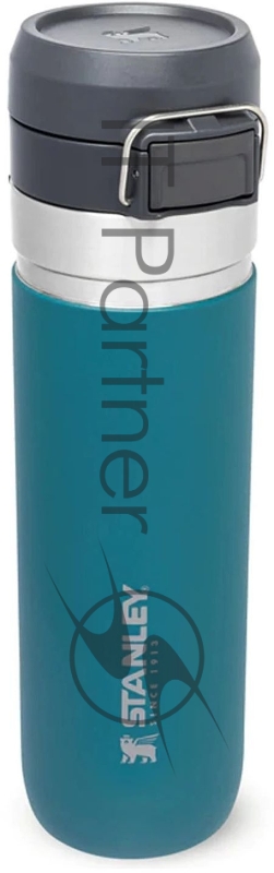 Термос-бутылка Stanley Go Quick Flip 0.71л. голубой (10-09149-031)