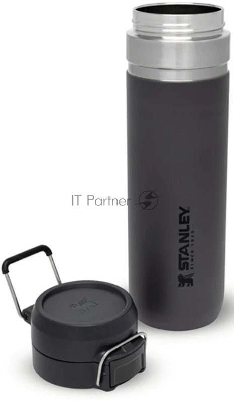 Термос-бутылка Stanley Go Quick Flip 0.71л. темно-серый (10-09149-030)
