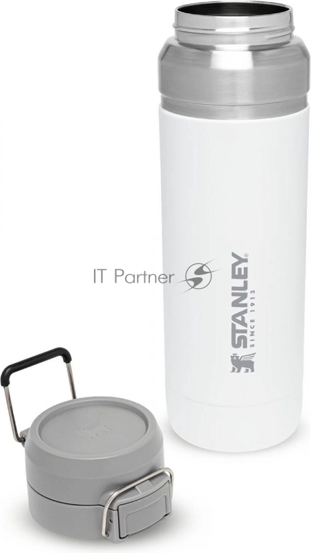 Термос-бутылка Stanley Go Quick Flip 1.06л. белый (10-09150-062)