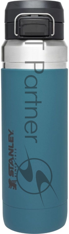 Термос-бутылка Stanley Go Quick Flip 1.06л. голубой (10-09150-065)