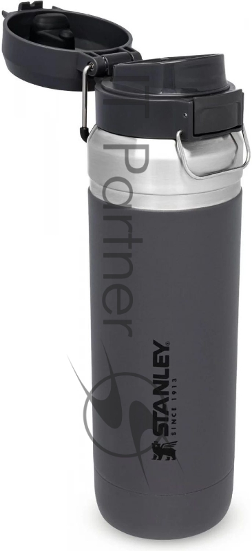 Термос-бутылка Stanley Go Quick Flip 1.06л. темно-серый (10-09150-063)