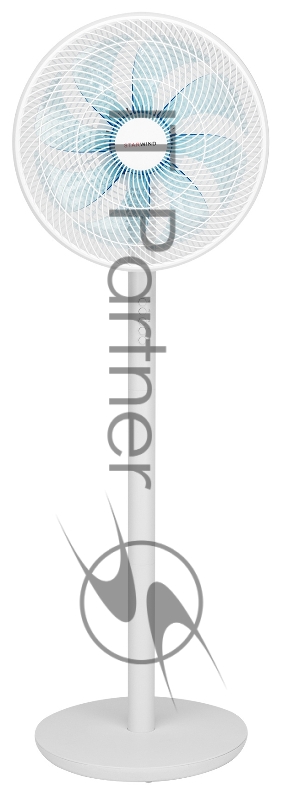 Вентилятор настольный/напольный Starwind SAF1231 50Вт скоростей:4 белый