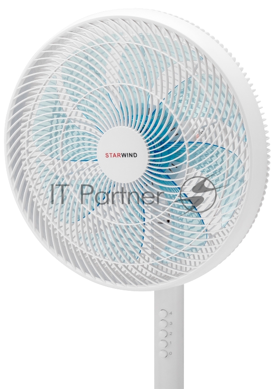 Вентилятор настольный/напольный Starwind SAF1231 50Вт скоростей:4 белый
