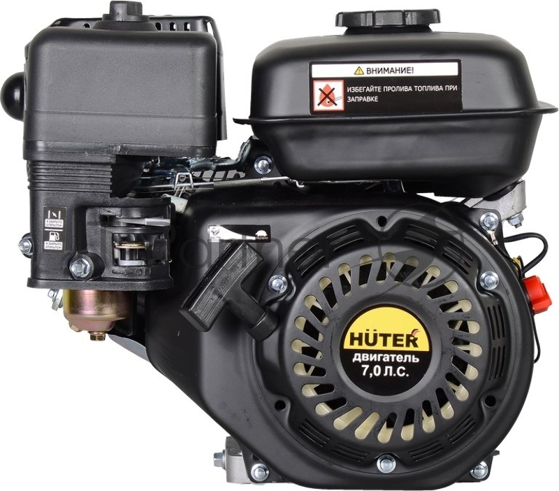 Двигатель бензиновый Huter GE-170F-20 4-х тактный 7л.с. 5.2кВт для садовой техники (70/15/2)