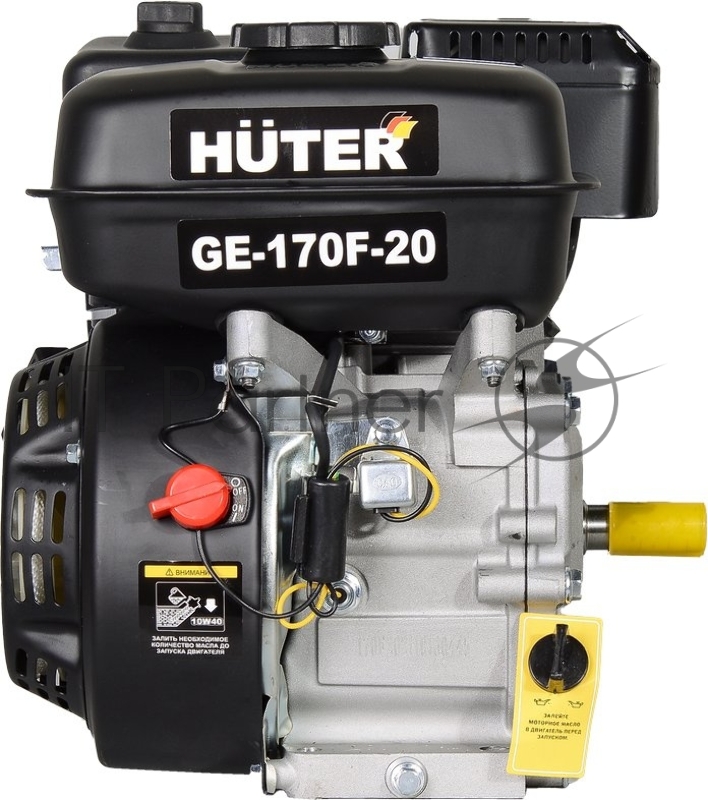 Двигатель бензиновый GE-170F-20 HUTER