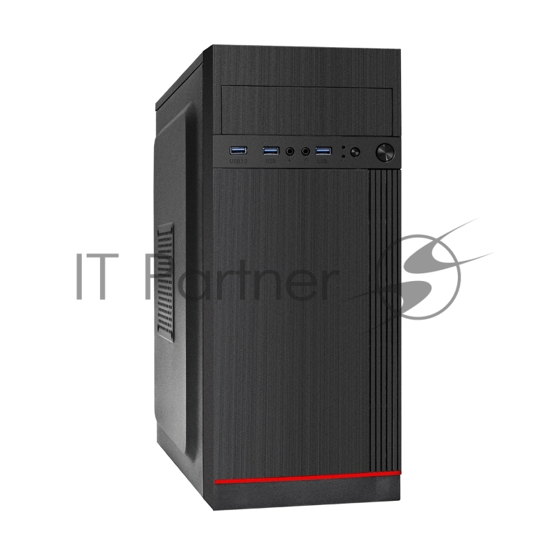 Exegate EX290179RUS Корпус Miditower ExeGate AA-442U3-AA350 (ATX, AA350 8 см, 3*USB3.0, аудио, черный)