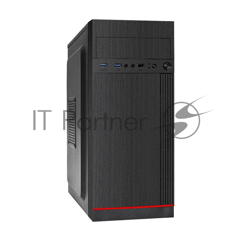 Exegate EX290189RUS Корпус Miditower ExeGate AA-442U2-AA450 (ATX, AA450 8 см, 1*USB+2*USB3.0, аудио, черный)