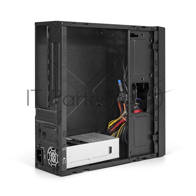 Exegate EX291268RUS Корпус Desktop ExeGate MI-301U-200 (mATX/mini-ITX, 1U-F200S 4см, 1*USB+1*USB3.0, аудио, черный)