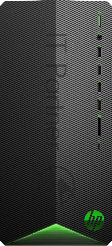 Компьютер HP Pavilion Gaming TG01-2103ur black (Core i5 11400F/8Gb/256Gb SSD/noDVD/1650 4Gb/DOS) (5S4G0EA)