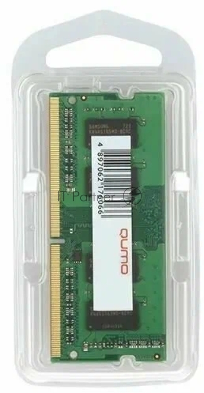 Модуль памяти QUMO DDR4 SODIMM 8GB QUM4S-8G2666C19 PC4-21300, 2666MHz OEM/RTL