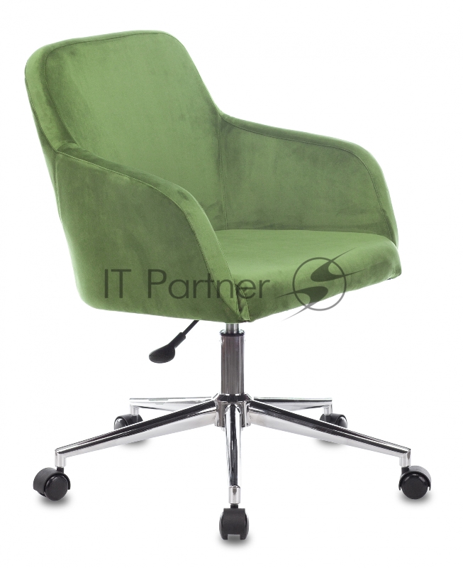 Кресло Бюрократ CH-380SL фисташковый Italia 12 крестовина металл хром