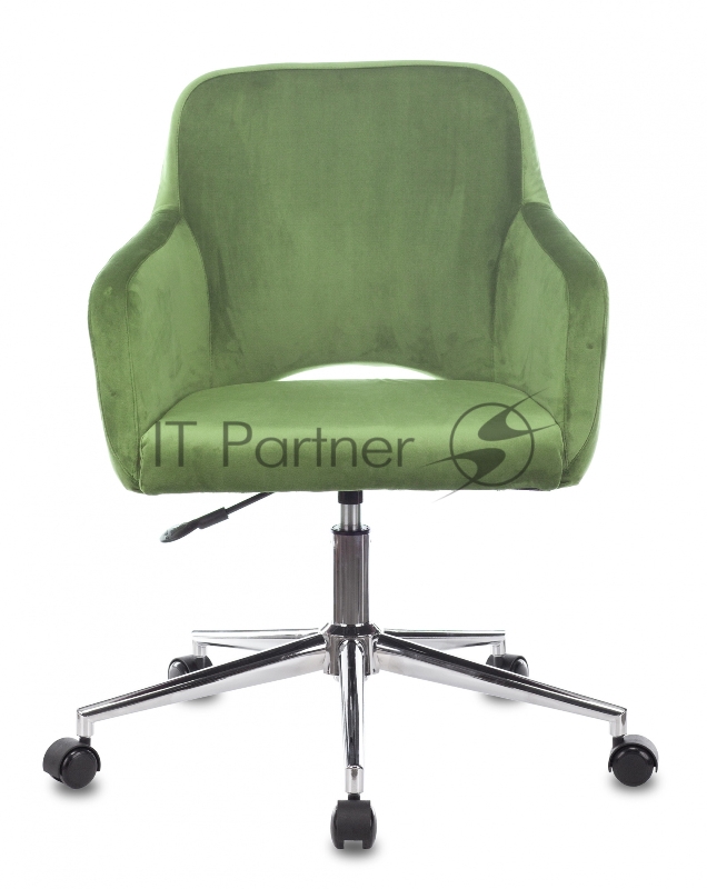 Кресло Бюрократ CH-380SL фисташковый Italia 12 крестовина металл хром